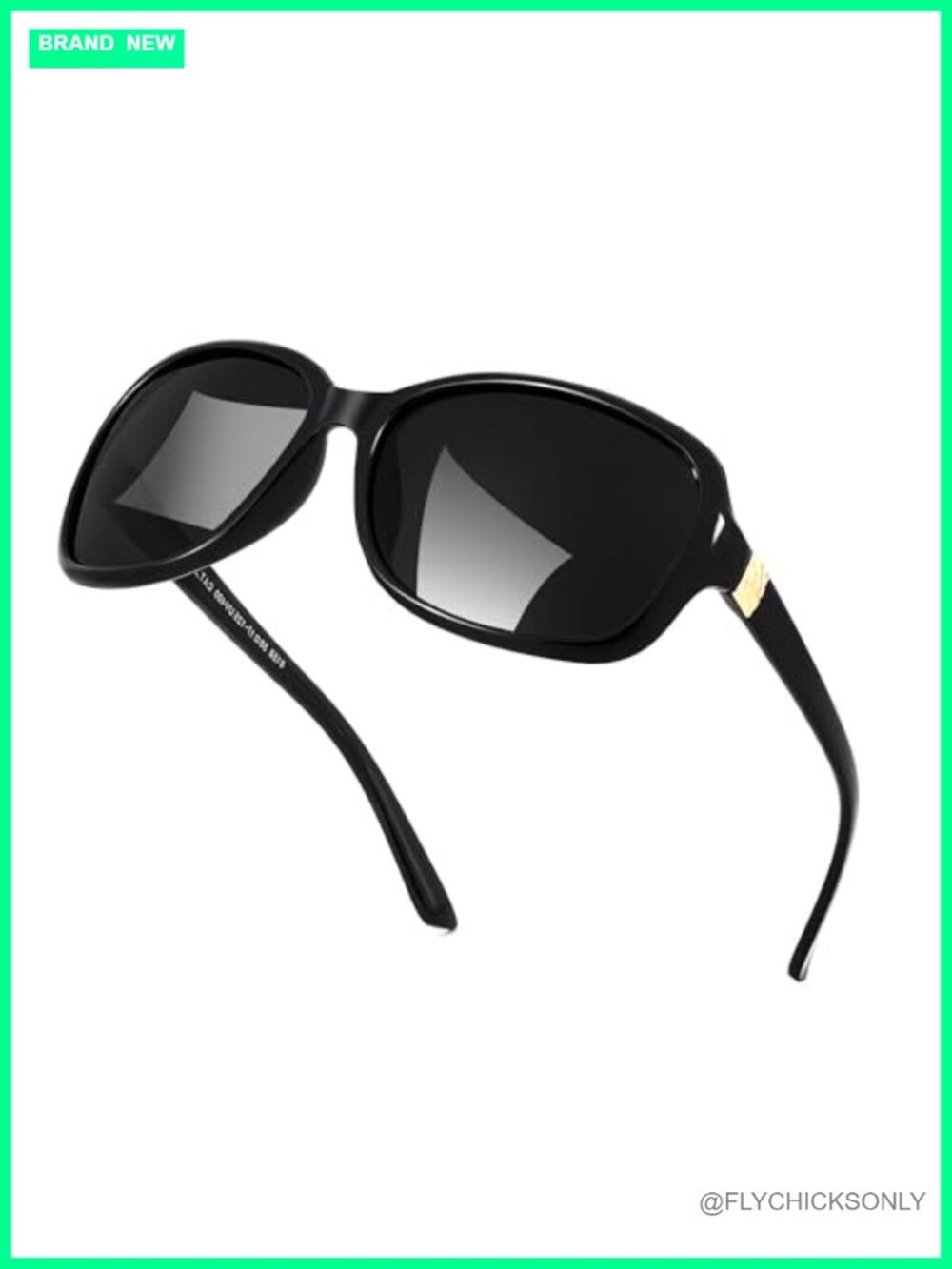 Polarized UV400 Retro Square Sunglasses for Women